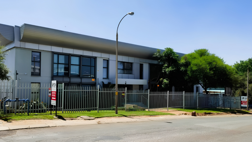 DN Freight South Africa new Johannesburg head office and logistics facility building exterior.